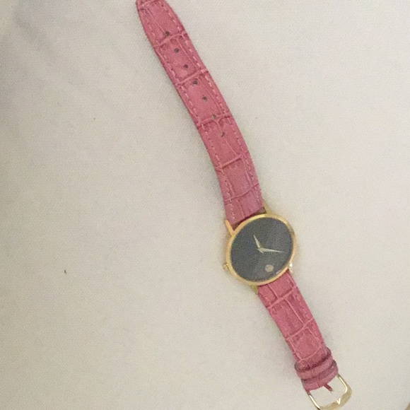 Movado watch with pink band main image 7
